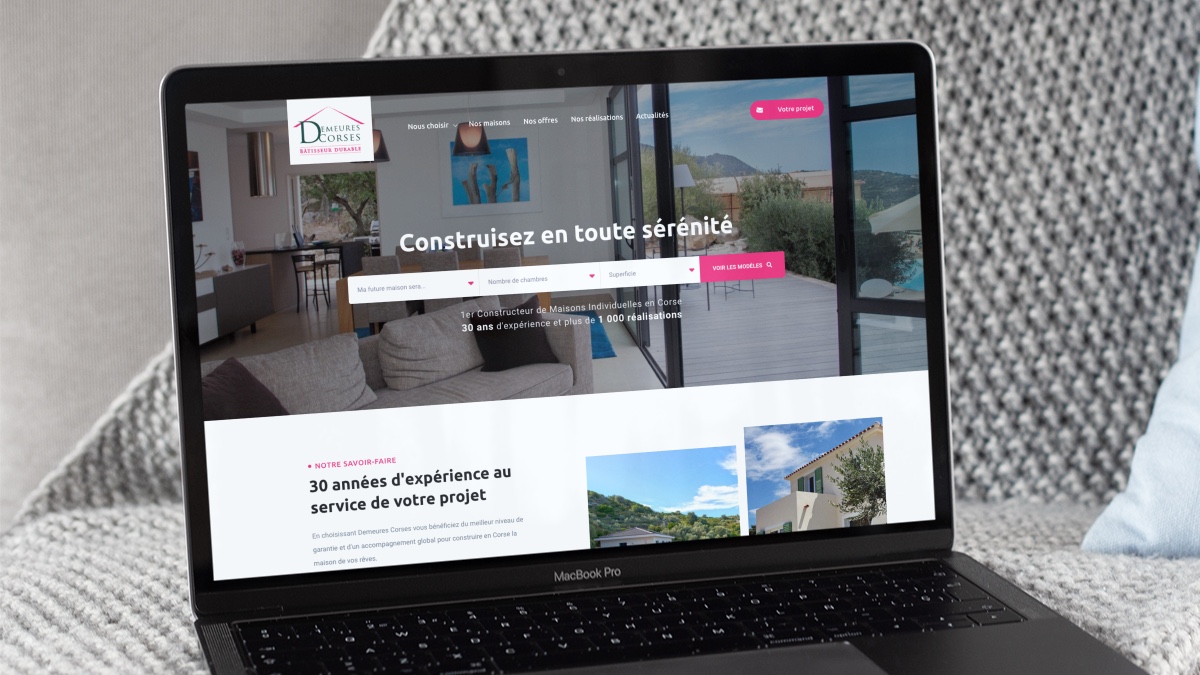 Site internet pour constructeur maison